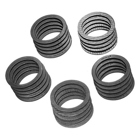 TOPOG-E Handhole Gasket, Series 180, Black Rubber, 3 in x 4 in x 5/8 in, Elliptical, PK 25 T180-3X4X5/8E-PK25